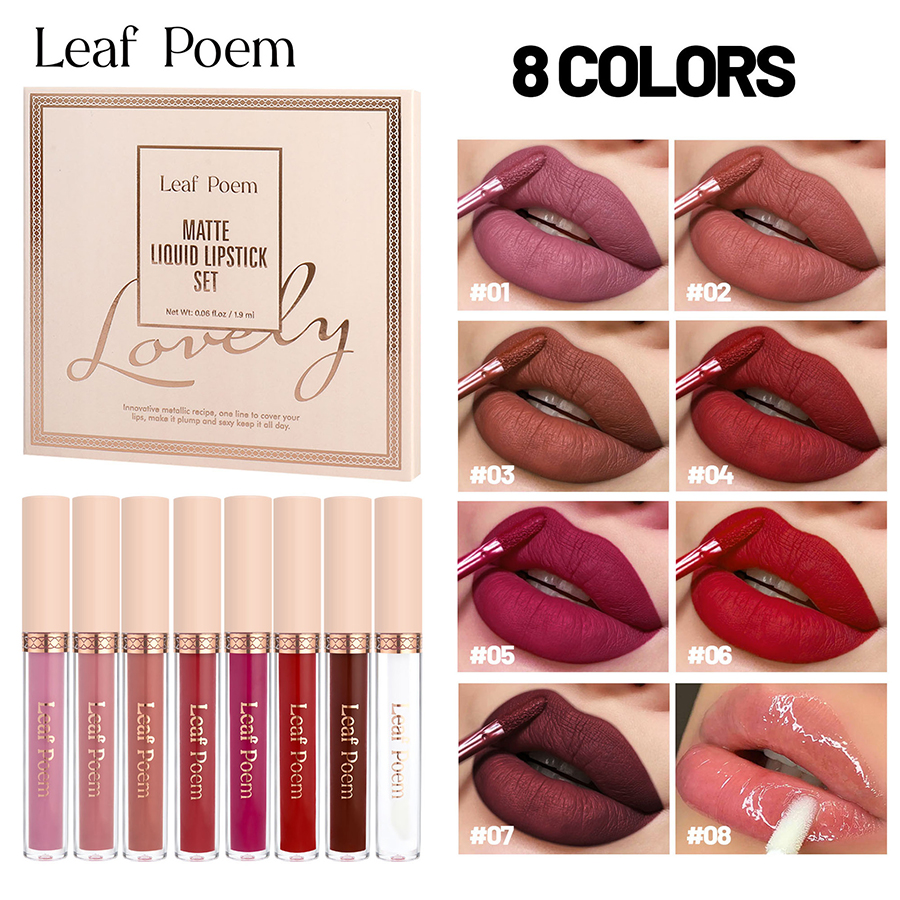 Leaf Poem 8pcs Lipstick